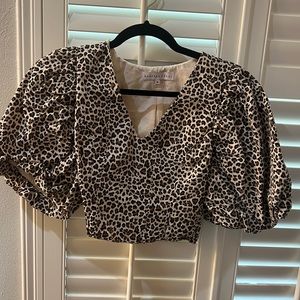 Cheetah Print Crop